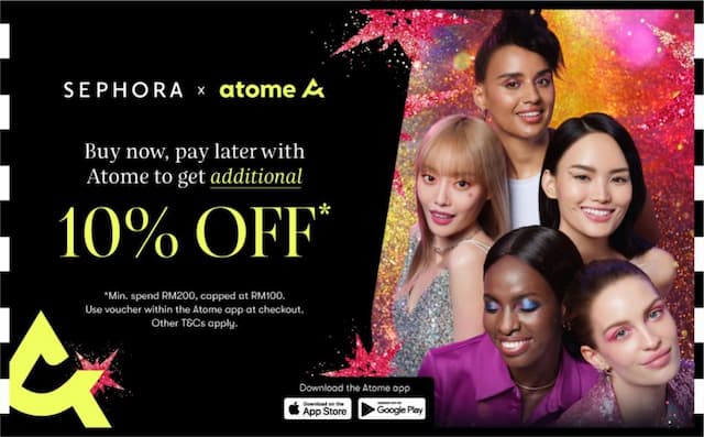 Sephora Malaysia adopts Atome BNPL payment