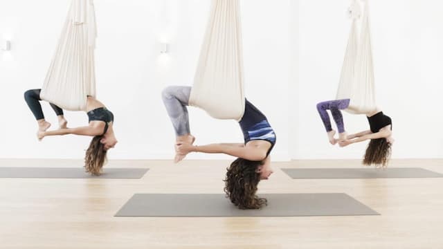Don’t Let Work Tie You Down Enhance Yourself-care with Aerial Yoga at Mischievous